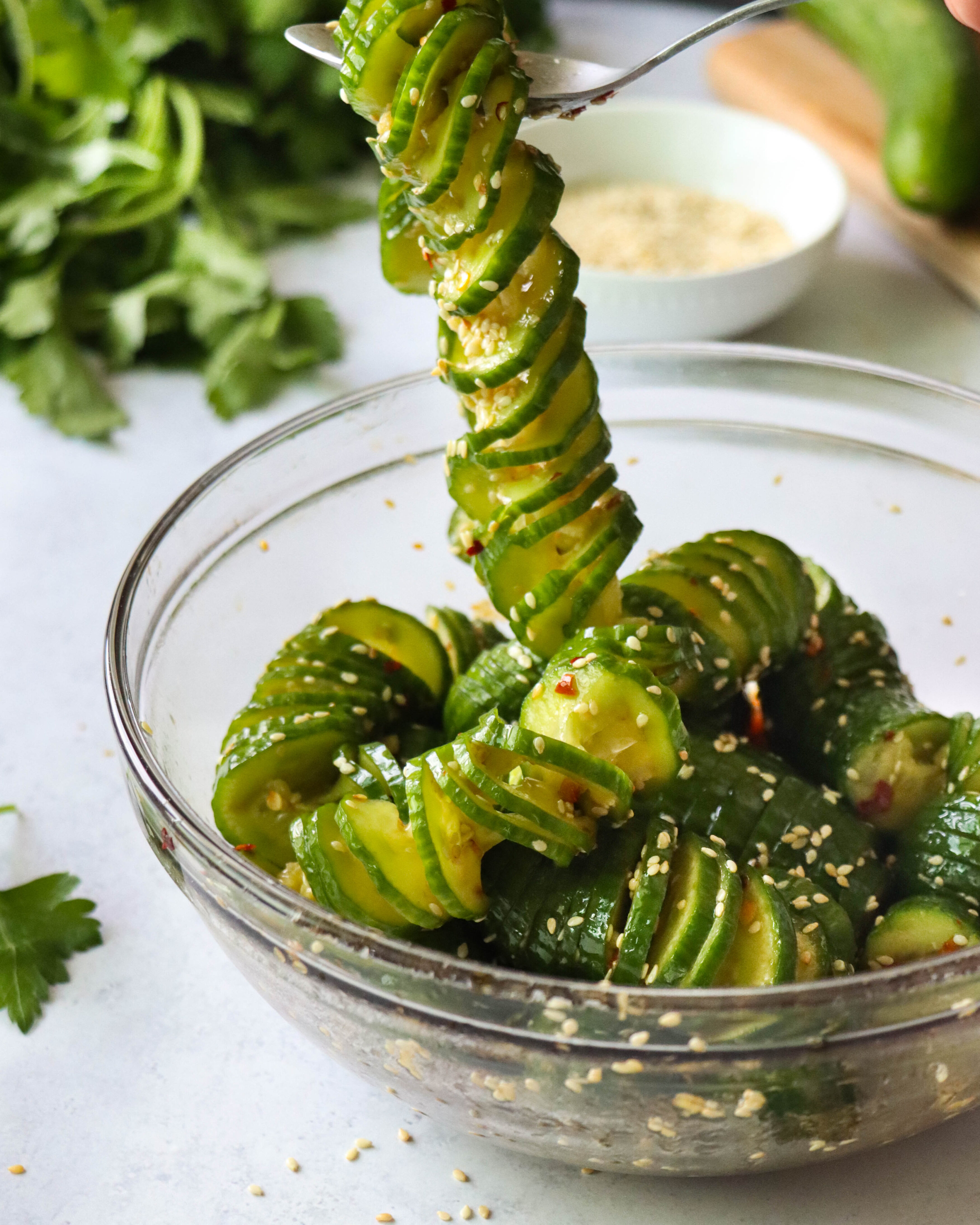 Cucumber Spiral Slicer To Make Fancy Salads - Inspire Uplift