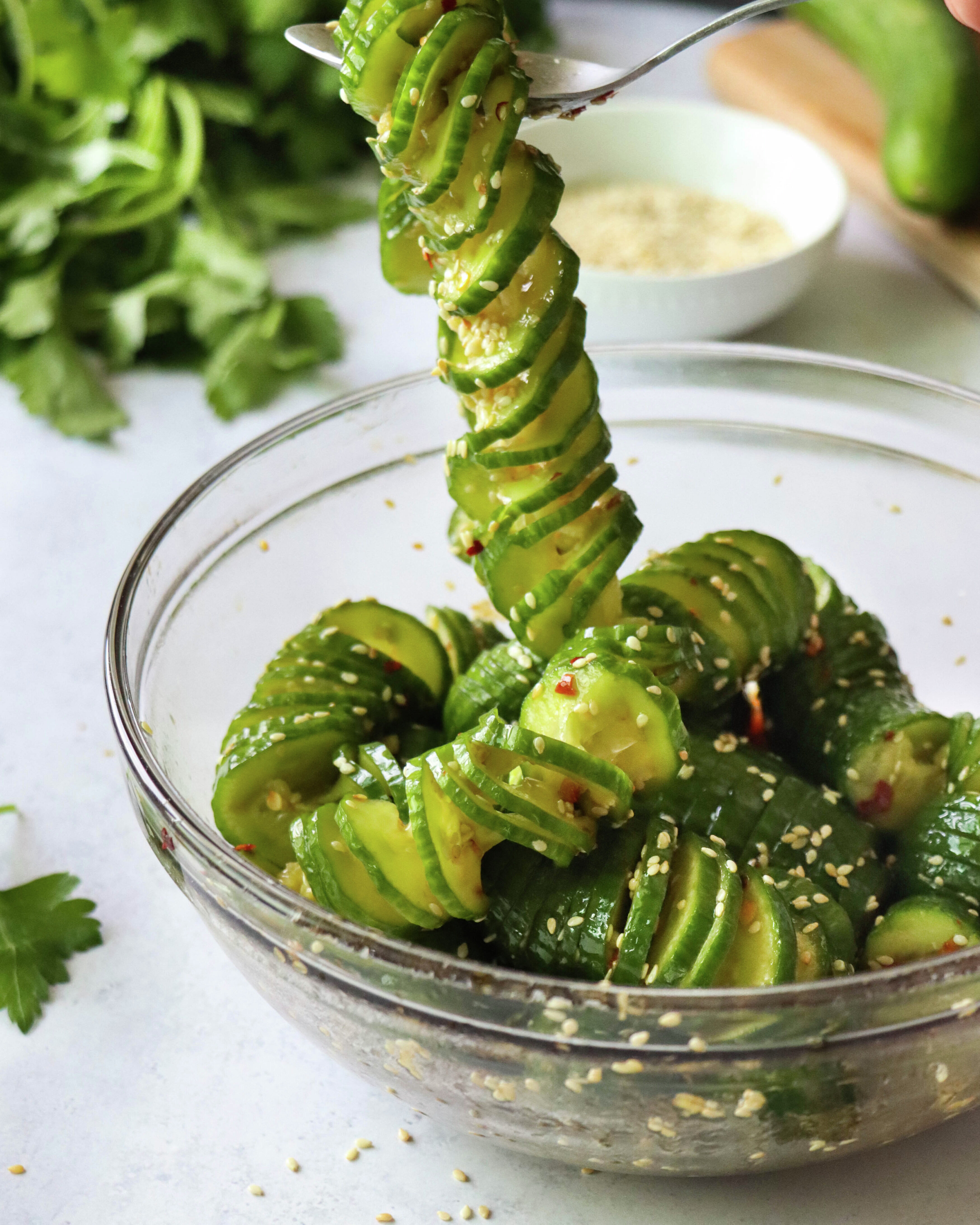 Cucumber Spiral Slicer To Make Fancy Salads - Inspire Uplift